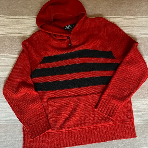 Polo By Ralph Lauren 🌲 Hooded Sweater Large